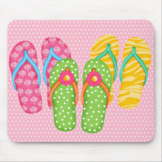 Summer Flip Flops Mouse Mat