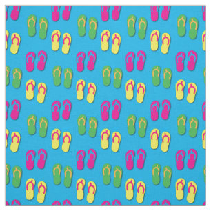 Summer Flip Flops Sandals Fabric