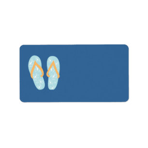 Summer FlipFlops 1 Label