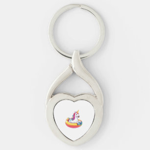 Summer Float Unicorn (1) Key Ring