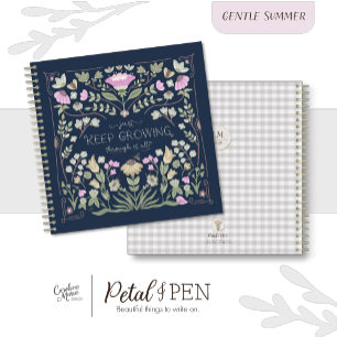 Summer Floral Folk Journal Notebook