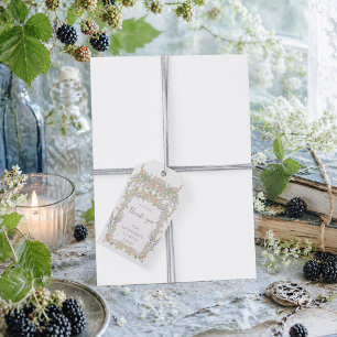 Summer Floral Garden Gift Tags