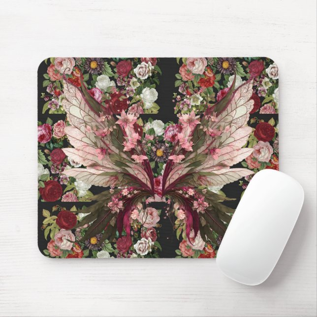 Summer Floral Mix Mouse Mat (With Mouse)