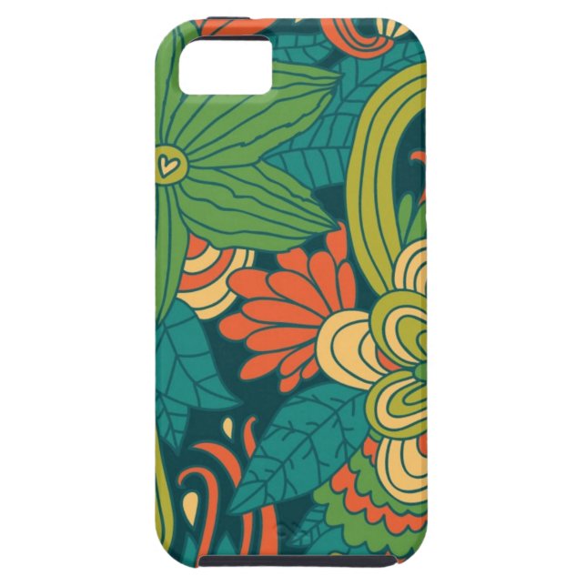 Summer floral pattern Case-Mate iPhone case (Back)