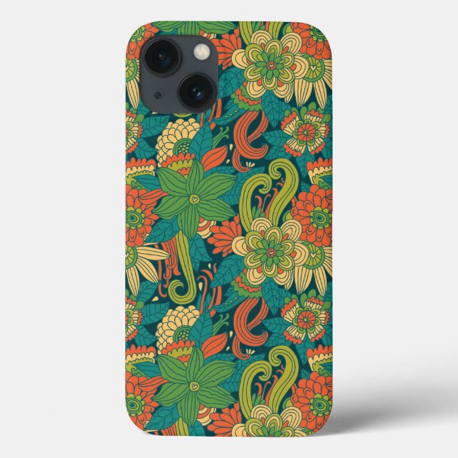Summer floral pattern Case-Mate iPhone case (Back)