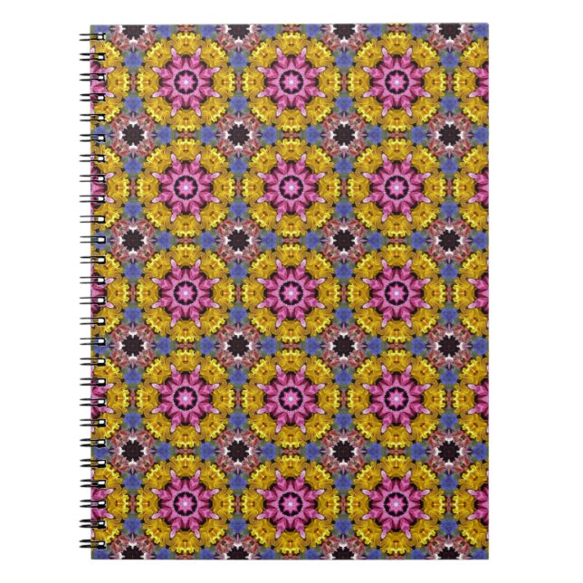 Summer floral pattern notebook (Front)