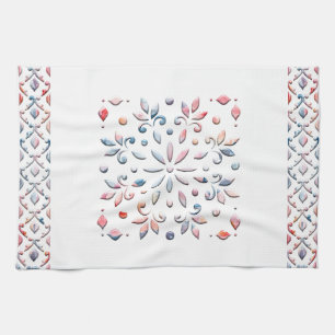 Summer Floral Tea Towel