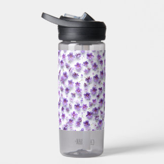 "Summer Floral Water Bottle - 20oz, Leakproof"