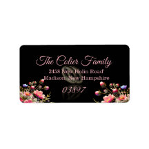 Summer Floral Wedding Design Address