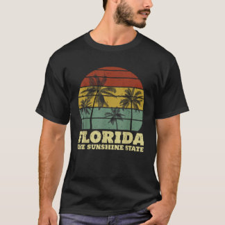 Summer Florida The Sunshine State Surf Style T-Shirt