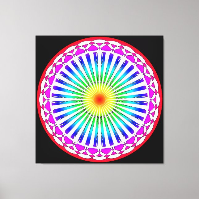 Summer Flower Canvas Print (Front)