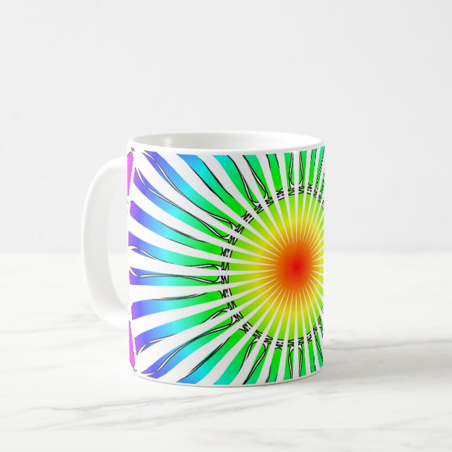 Summer Flower Coffee Mug (Front Left)