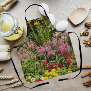 Summer Flower Garden Floral Apron