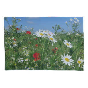 summer flower landscape pillow cases