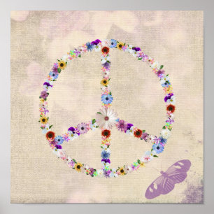 Summer Flower Power Poster