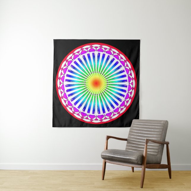 Summer Flower Tapestry (In Situ)