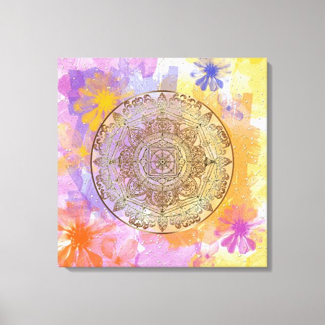 Summer Flowers Canvas Print (Front)