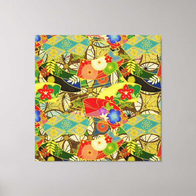 Summer Flowers Canvas Print (Front)