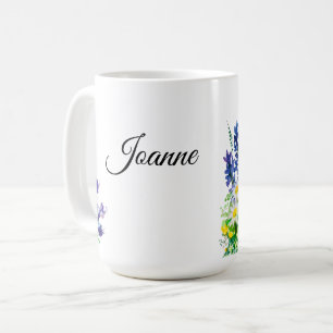 Summer flowers coffee mug