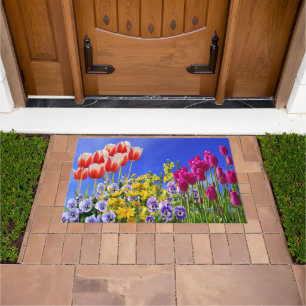 Summer Flowers Doormat