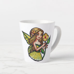 Summer Flowers Fairy Latte Mug