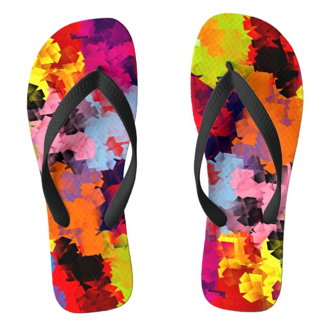 SUMMER FLOWERS FLIP FLOPS (Footbed)