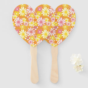 Summer Flowers Hand Fans