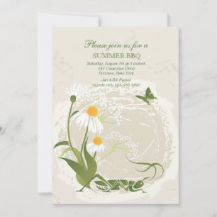Summer Flowers Invitation