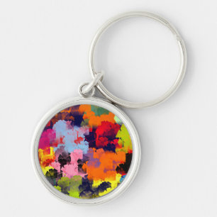 SUMMER FLOWERS KEY RING