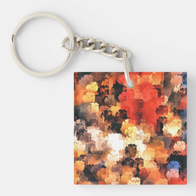 SUMMER FLOWERS KEY RING (Front)