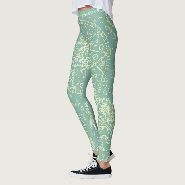 Summer Flowers Leggings (Left)