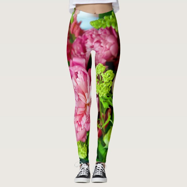 Summer Flowers Leggings (Front)