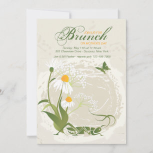Summer Flowers Mother's Day Invitation