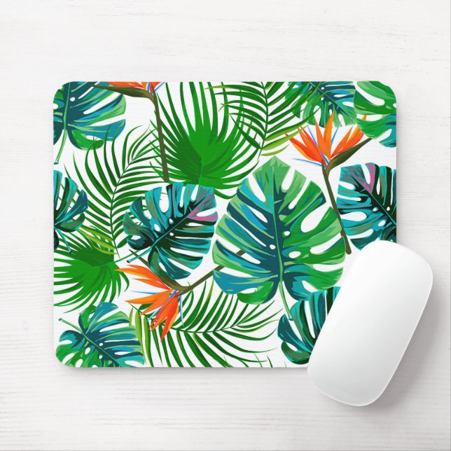 Summer Flowers Mouse Mat (With Mouse)
