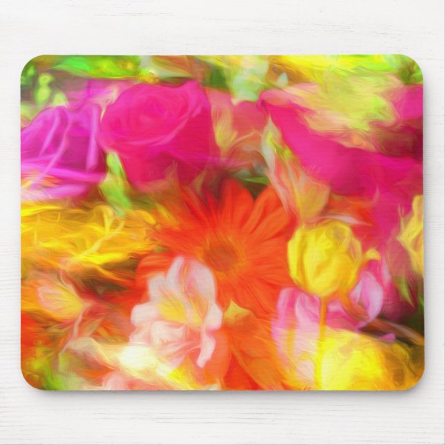 Summer Flowers Mouse Mat (Front)