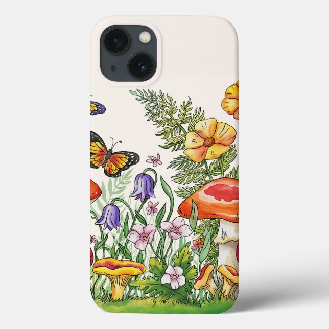Summer Flowers Phone Case (Back)