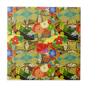 Summer Flowers Tile