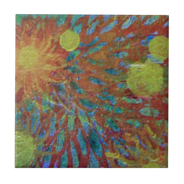 Summer Flowers Tile (Front)