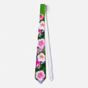 Summer Flowers Wedding Tie