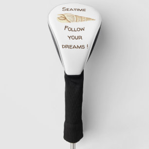 Summer Follow your dreams Shell Romantic Cute  Golf Head Cover