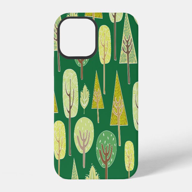Summer Forest: Nature Inspired Design iPhone Case (Back)