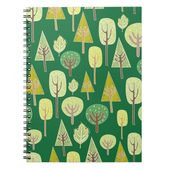 Summer Forest: Nature Inspired Design Notebook (Front)