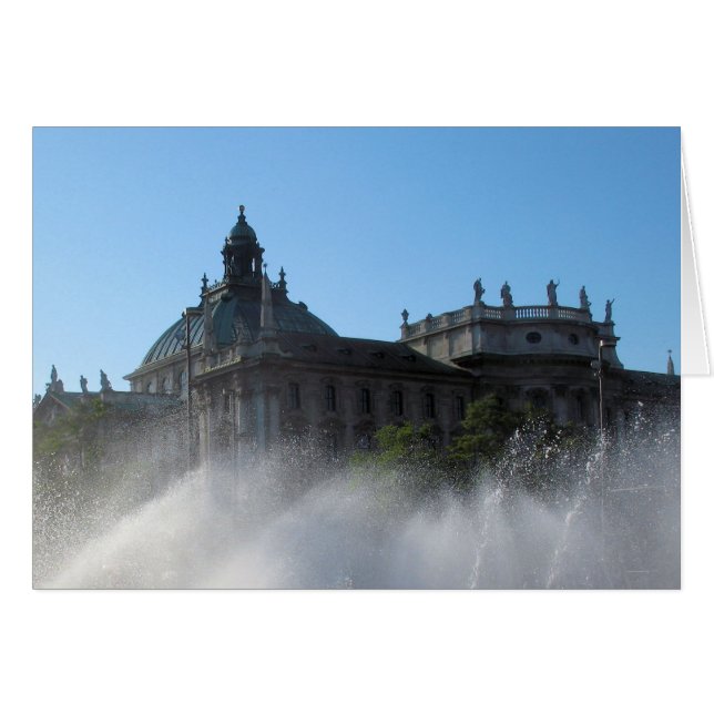 Summer Fountains  -  Munich, Germany (Front Horizontal)