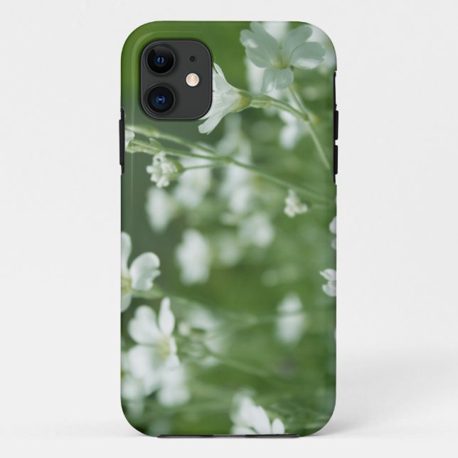 summer fresh white garden flowers Case-Mate iPhone case (Back)