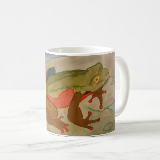 Summer Frog Pond Mug (Front Right)
