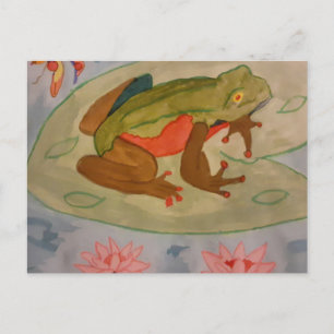 Summer Frog Pond Postcard