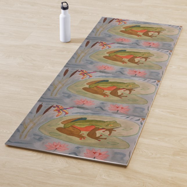 Summer Frog Pond Yoga Mat (In Situ)