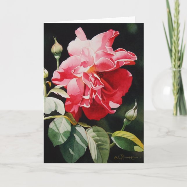 Summer Frolicking in the Garden Greeting Card (Front)