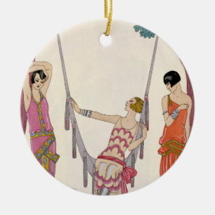 Summer, from 'Gazette du Bon Tonne', 1925 Ceramic Tree Decoration