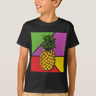 Summer Fruit Exotic Pineapple Lover Pop Art Pineap T-Shirt